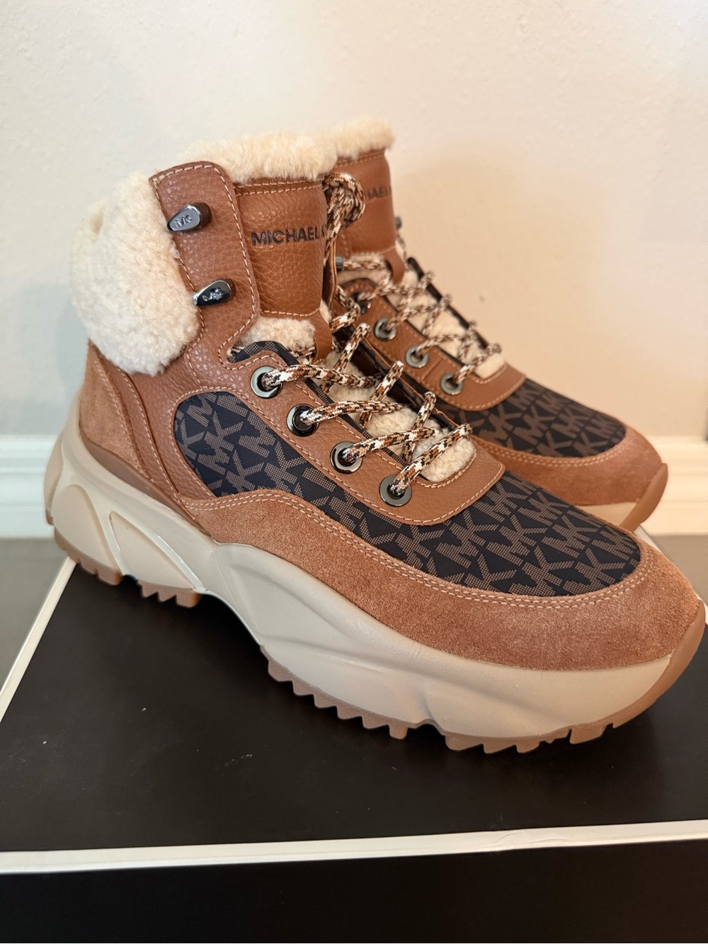 Michael Kors NWB - Darius Mixed Media boot